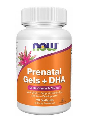 Prenatal gels + dha - 90 softgels
