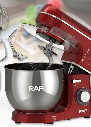 Стационарный миксер с чашей 8 л из нержавеющей стали и 6 скоростями raf r.6618b 1400w