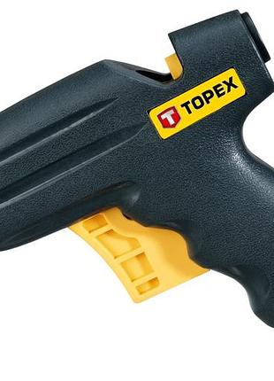 Пистолет клеевой topex 20/200вт стержни 11мм 0.3кг подача 12г/мин