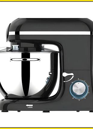 Кухонный комбайн с мясорубкой и блендером на 6 скоростей raf r.6609b 1500w