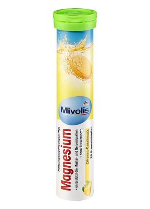 Магній mivolis magnesium шипучі таблетки, 20 шт, від dm