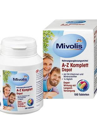 Щоденні вітаміни mivolis a-z depot, 100 шт, від dm