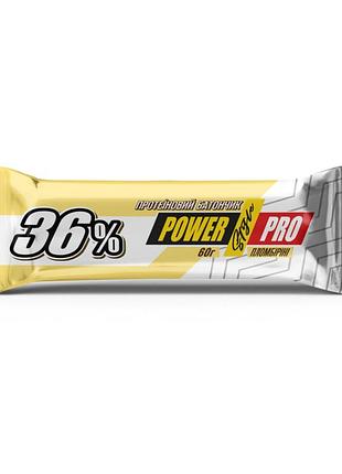 Протеиновый батончик 36% protein bar 36% - 20x60 g plumber для перекуса