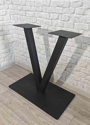 Опора для стола "виктори", (стойка двойная цельносварная) h=720 mm, 400х700х8 mm