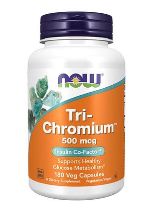 Кофактор инсулина три-хром tri-chromium 500 mcg - 180 vcaps для контроля уровня сахара в крови