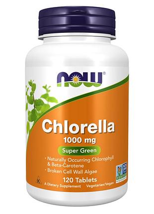 Хлорела 1000мг chlorella 1000mg - 120 tabs для детоксикації