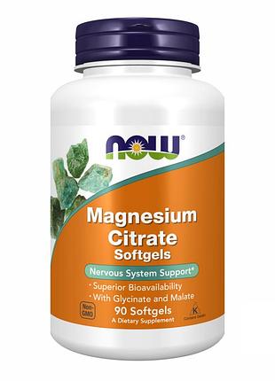 Цитрат магнію magnesium citrate 134 mg - 90 sgels для підтримки нервової системи