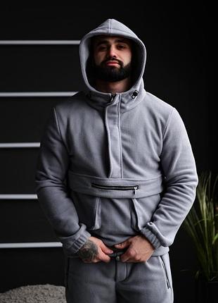 Мужской спортивный костюм утепленный