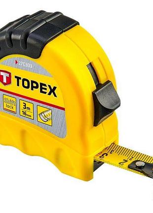 Рулетка topex, 3мх16мм 2