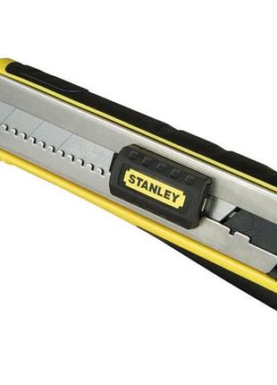 Ніж stanley "fatmax" з висувним лезом з відломними сегментами : m= 25 мм, l= 205 мм + 4 запасні леза