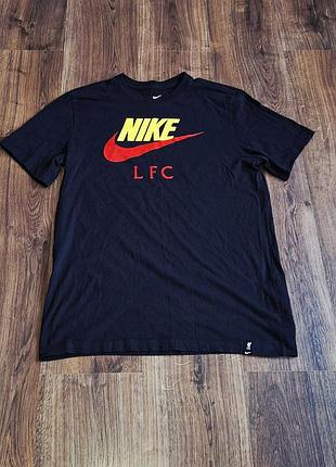 Чоловіча унікальна футболка jersey nike liverpool з великим лого оригінал