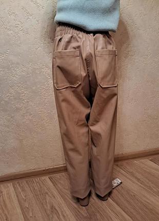 Брюки из эко кожи
