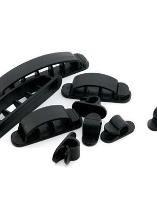 Набор органайзер для кабеля cable clips cc-926 (black) – extradigital