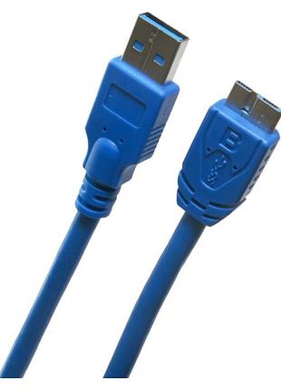 Кабель usb 3.0 am / micro usb b, 1,5 метра, 28 awg, super speed – extradigital