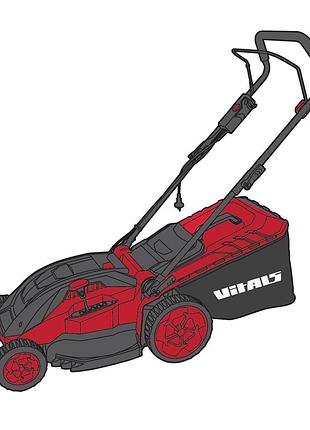 Газонокосилка электрическая vitals master ezp 4318jb
