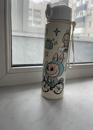 Бутылка для воды лабубу