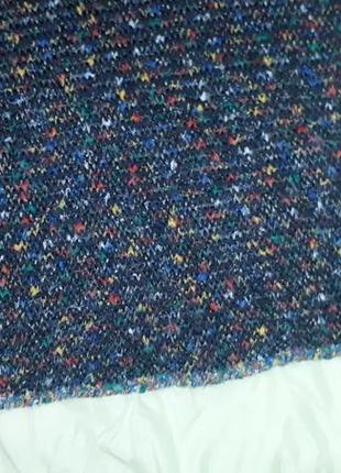 Винтажный цветной свитер ленточки мохер оверсайз8 фото
