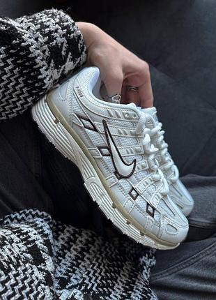 Кроссовки nike p-6000 white