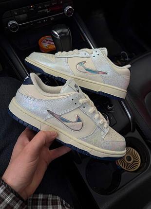Кроссовки nike sb dunk low soft/color/midnight navy
