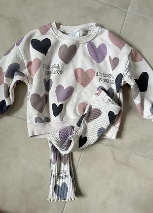 Костюм zara для дівчинки 98