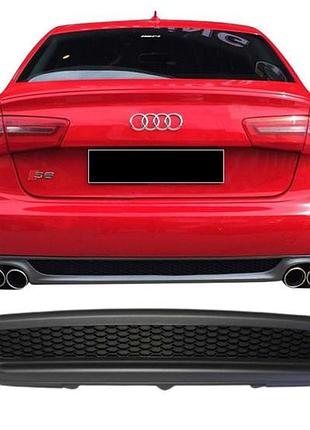 Диффузор заднего бампера dpt v2 (2011-2014) для ауди a6 c7