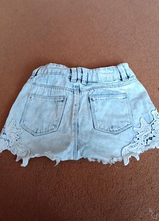 Шортиdenim co 128 на 7-8 р 2