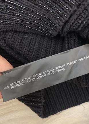 Zara 100% cotton светр з бісером3 фото