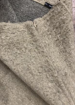 Теплая юбка zara knit, размер s-m3 фото