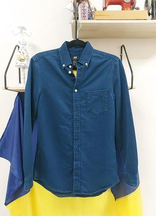 Рубашка джинсовая мужская h&amp;m