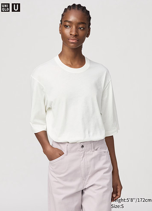 Футболка 100% бавовна supima оверсайз uniqlo u