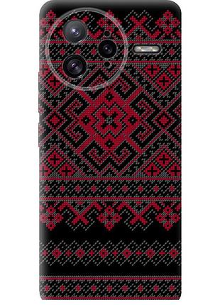 Чохол силіконовий на телефон xiaomi redmi k80 pro вишиванка 52 "1763u-4145-58250"