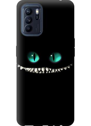 Чехол силиконовый на телефон oppo reno6 z чеширский кот "689u-2477-58250"