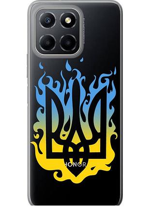 Чохол силіконовий патріотичний на телефон huawei honor x6 герб v1 "5258u-3341-58250"