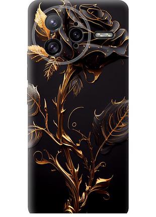 Чехол силиконовый на телефон xiaomi redmi k80 pro роза 3 "5552u-4145-58250"