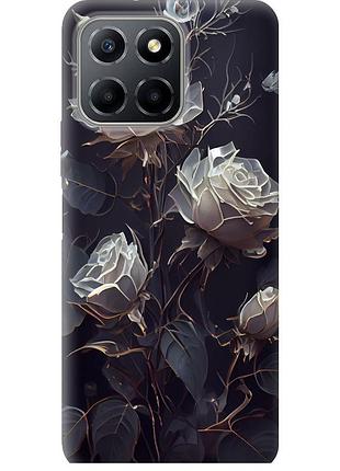 Чехол силиконовый на телефон huawei honor x6 розы 2 "5550u-3341-58250"