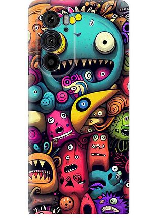 Чехол силиконовый на телефон motorola edge 30 pro cмешные монстры "5549u-2826-58250"