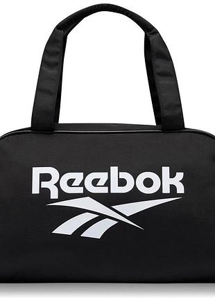 Мужская / женская сумка спортивная рибак оригинал reebok cl fo duffle bag black ft6126