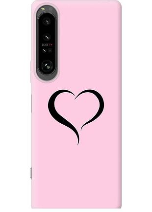 Чехол силиконовый на телефон sony xperia 1 iv сердце 1 "4730u-2787-58250"