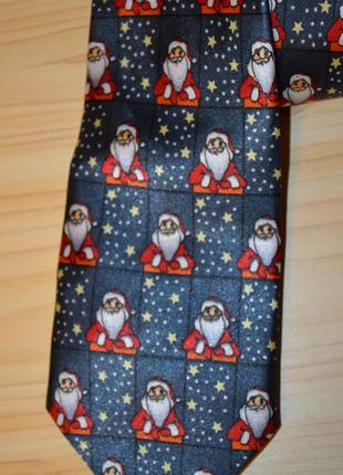 Рождественский галстук с сантой2 фото