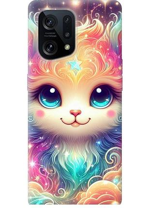Чохол силіконовий на телефон oppo find x5 казкове кошеня "5813u-2602-58250"