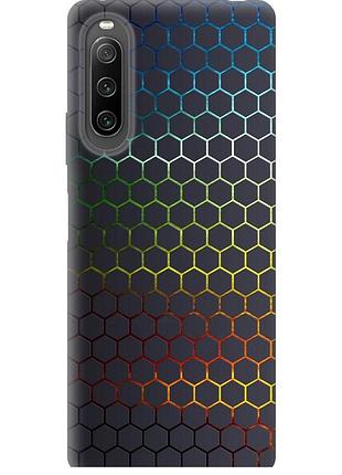 Чохол силіконовий на телефон sony xperia 10 iv соти, які переливаються "498u-2789-58250"