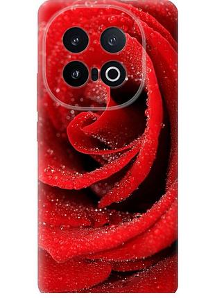 Чохол силіконовий на телефон vivo iqoo 13 червона троянда "529u-3913-58250"