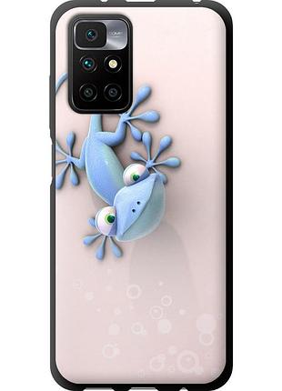 Чехол tpu на телефон xiaomi redmi 10 геккончик "1094b-2488-58250"