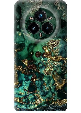 Чехол силиконовый на телефон realme 14 pro + мрамор золото богатство "5419u-3968-58250"