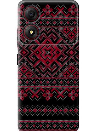 Чехол силиконовый на телефон zte blade a34 вышиванка 52 "1763u-3989-58250"