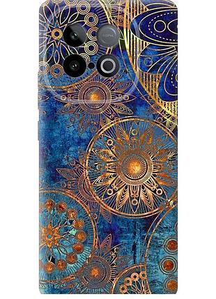 Чехол силиконовый на телефон vivo y300 gt 5g золотой узор "678u-4151-58250"