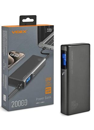 Повербанк 20000mah videx vpb-323 130w pd100w