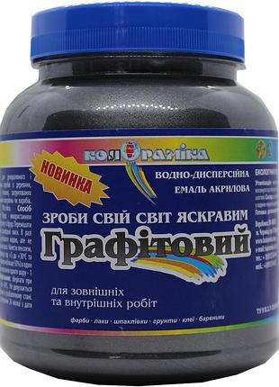 Емаль перламутровая графитовый колорамика 0.5 кг