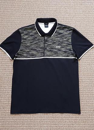 Hugo boss поло футболка slim fit оригинал (l)