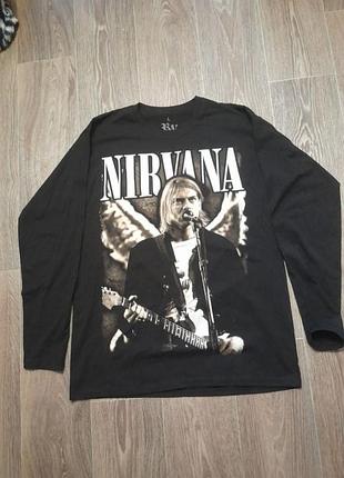 Лонгслів нірвана. nirvana longsleeve